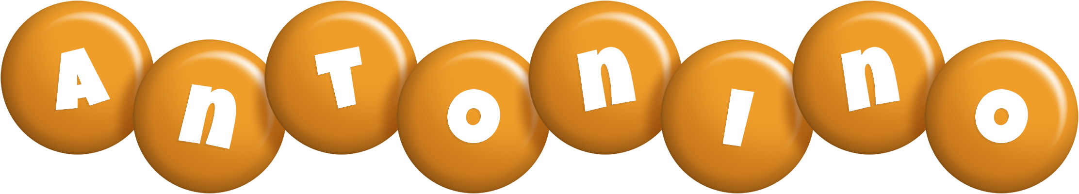 Antonino candy-orange logo