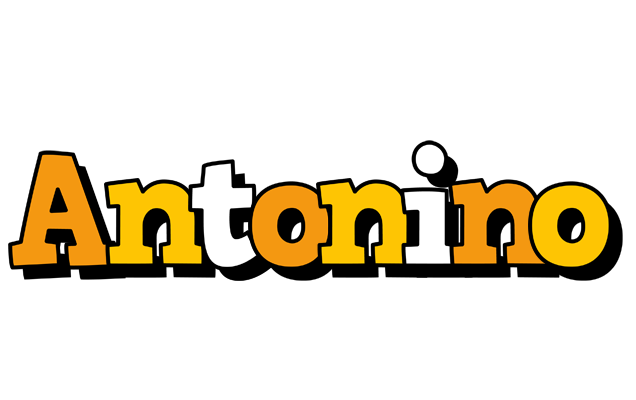 Antonino cartoon logo