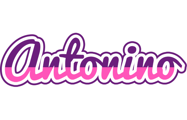 Antonino cheerful logo
