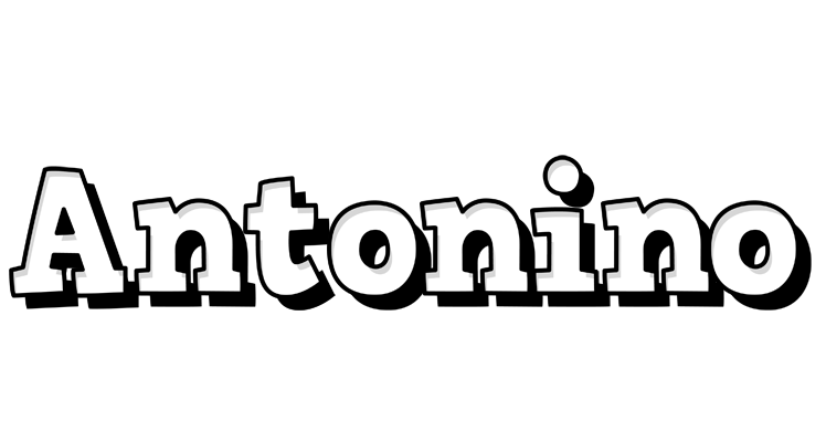Antonino snowing logo