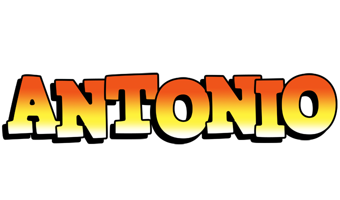 Antonio sunset logo