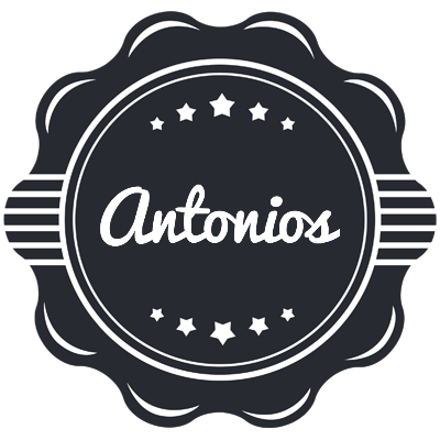 Antonios badge logo