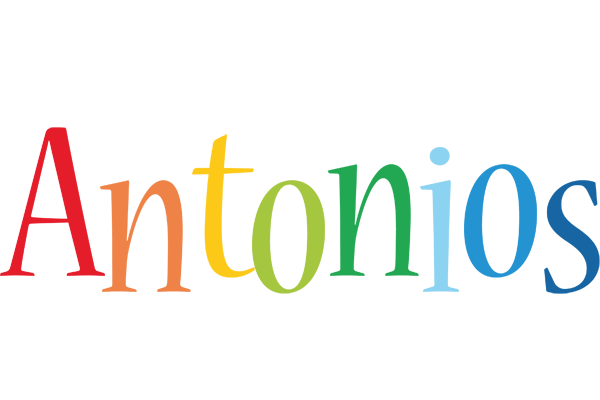 Antonios birthday logo