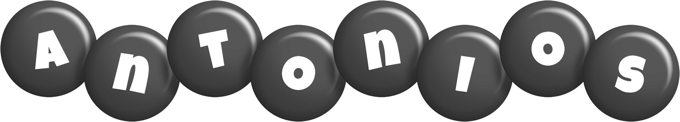 Antonios candy-black logo