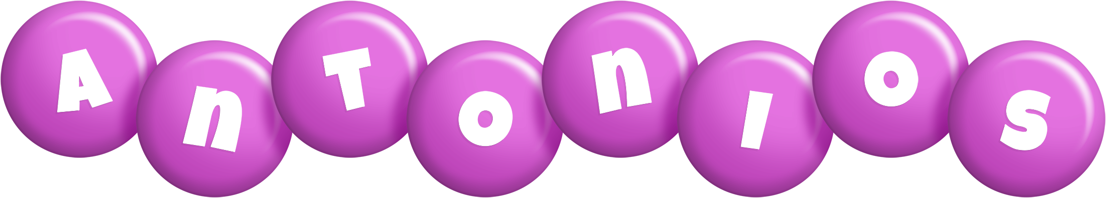 Antonios candy-purple logo