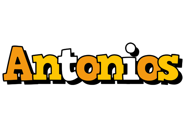 Antonios cartoon logo