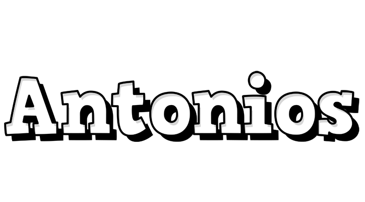 Antonios snowing logo