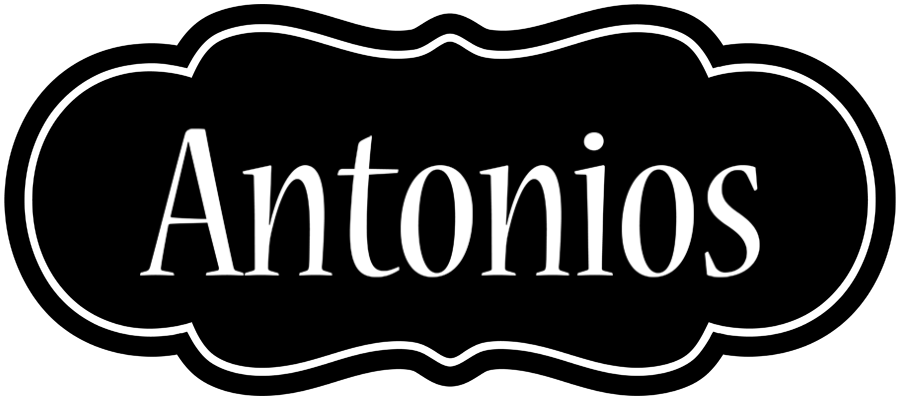 Antonios welcome logo