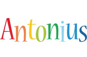 Antonius birthday logo
