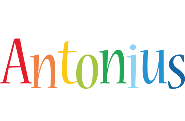Antonius birthday logo
