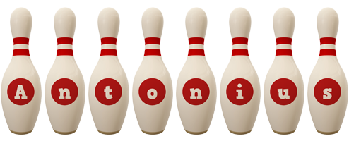 Antonius bowling-pin logo