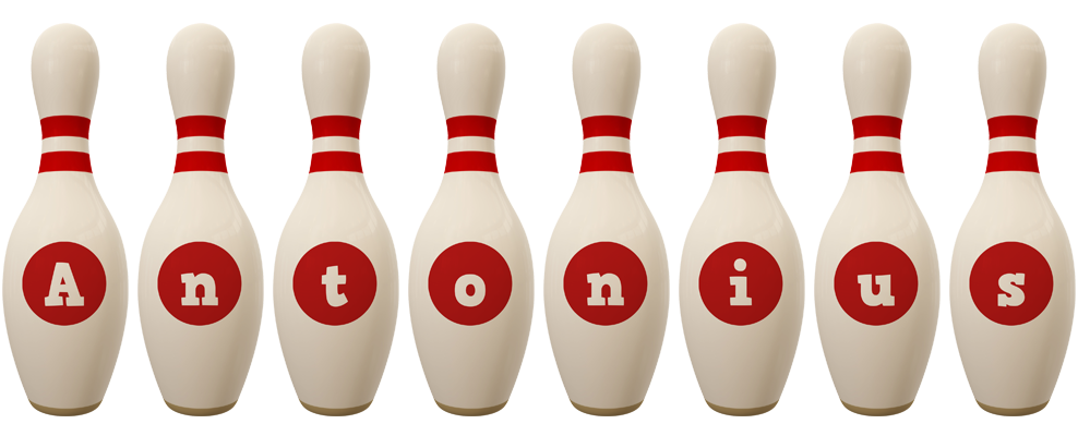 Antonius bowling-pin logo