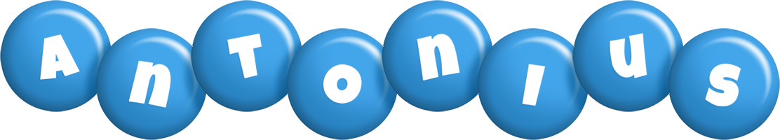 Antonius candy-blue logo