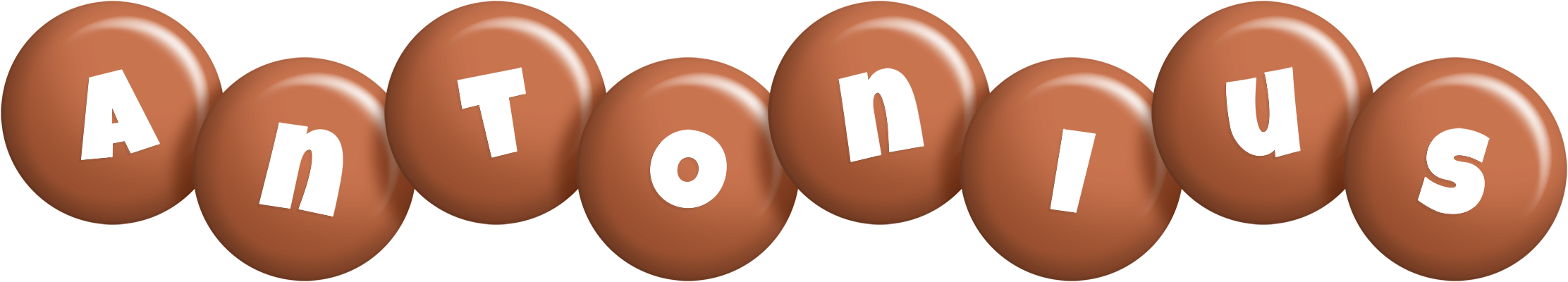 Antonius candy-brown logo