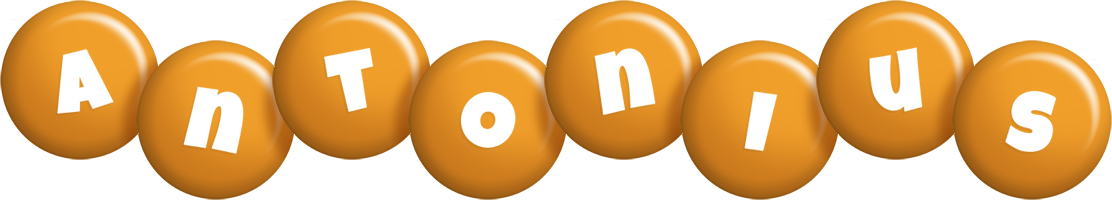 Antonius candy-orange logo