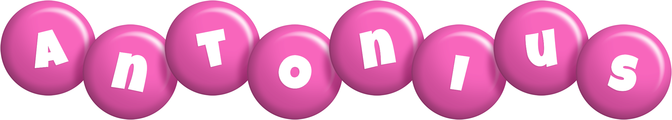 Antonius candy-pink logo