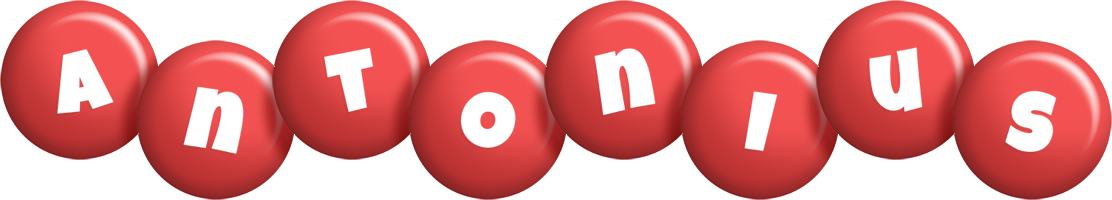 Antonius candy-red logo