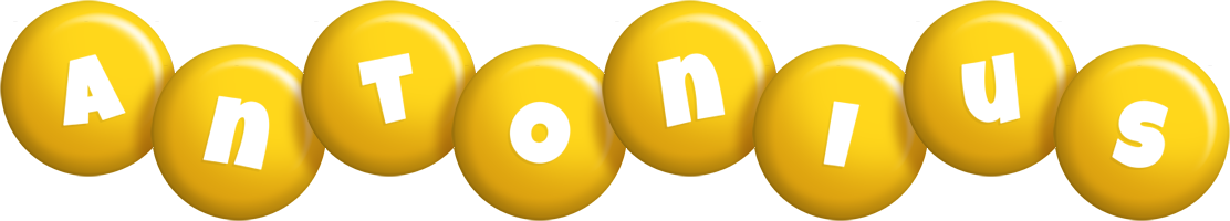 Antonius candy-yellow logo