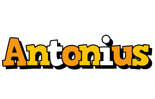 Antonius cartoon logo