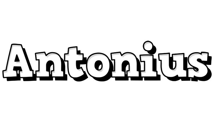 Antonius snowing logo