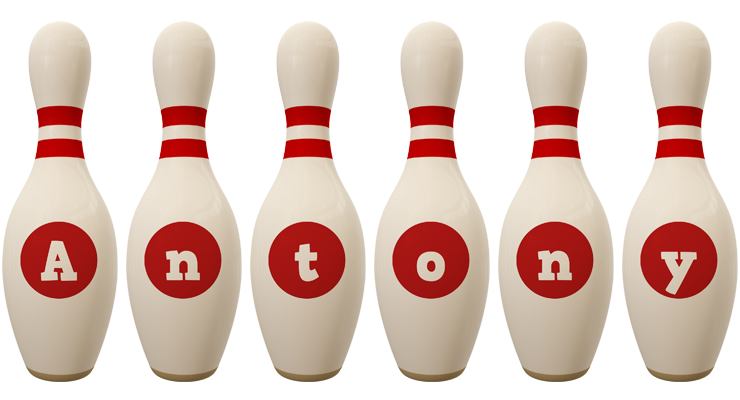 Antony bowling-pin logo