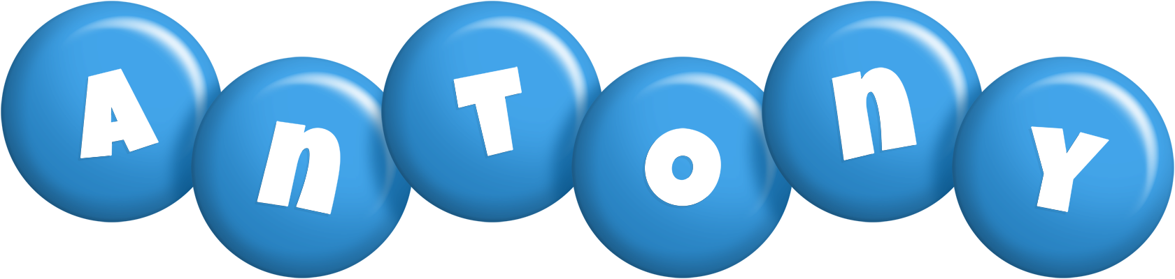 Antony candy-blue logo