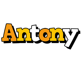 Antony cartoon logo