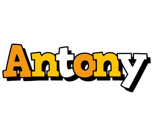 Antony cartoon logo