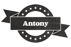 Antony grunge logo