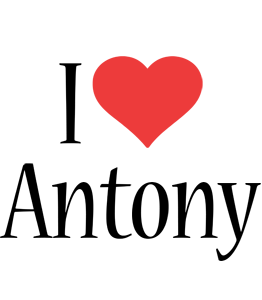 Antony i-love logo