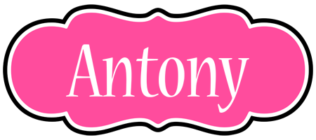 Antony invitation logo