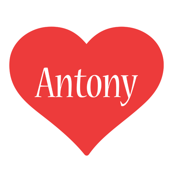 Antony love logo