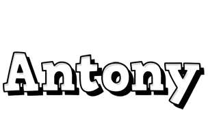 Antony snowing logo