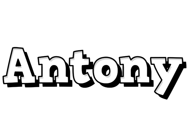 Antony snowing logo