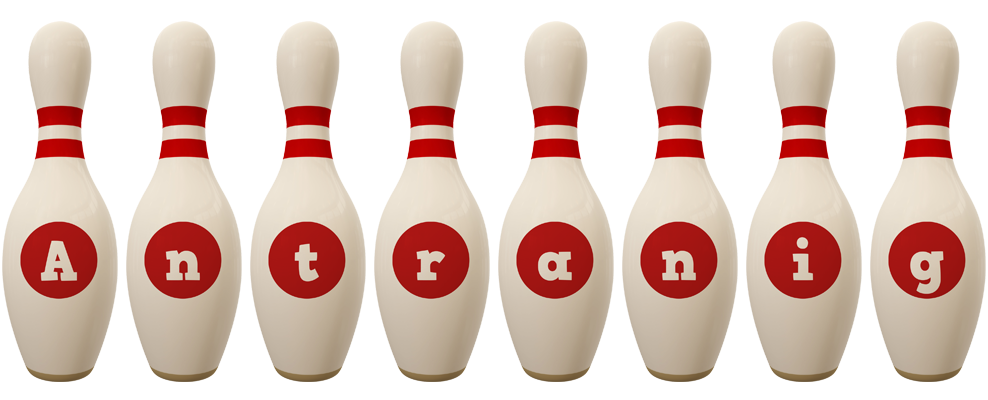 Antranig bowling-pin logo