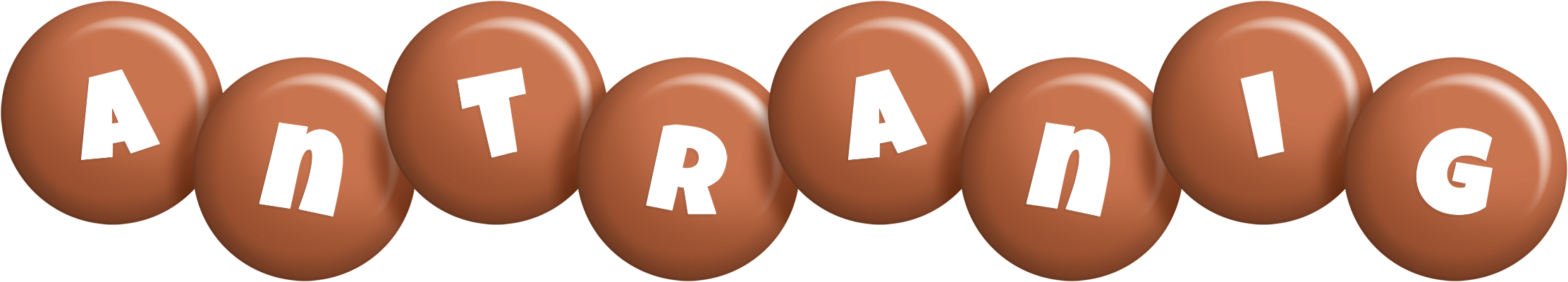 Antranig candy-brown logo
