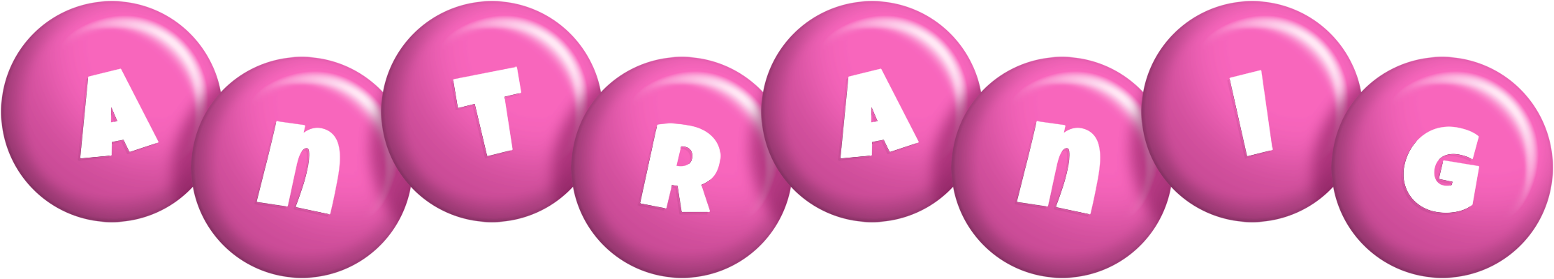 Antranig candy-pink logo