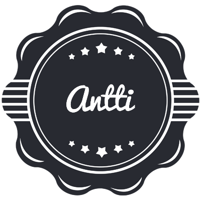 Antti badge logo