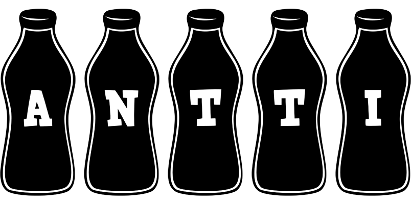 Antti bottle logo