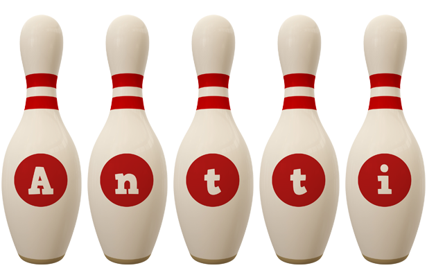 Antti bowling-pin logo