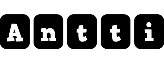 Antti box logo