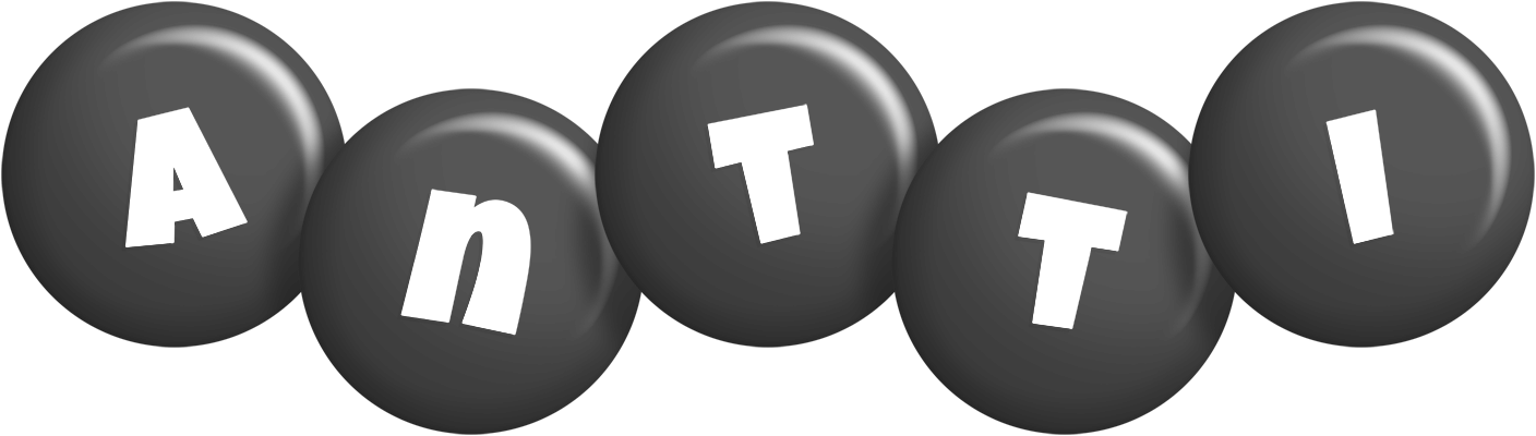 Antti candy-black logo