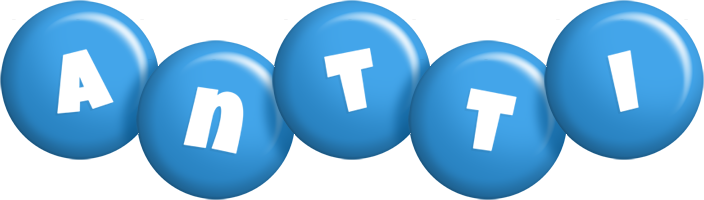 Antti candy-blue logo