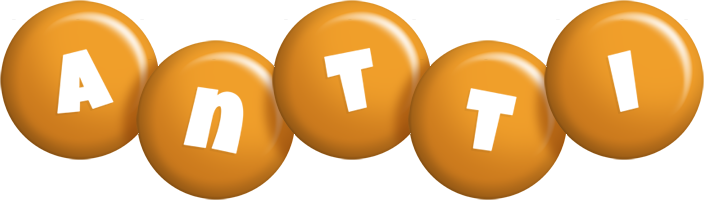 Antti candy-orange logo