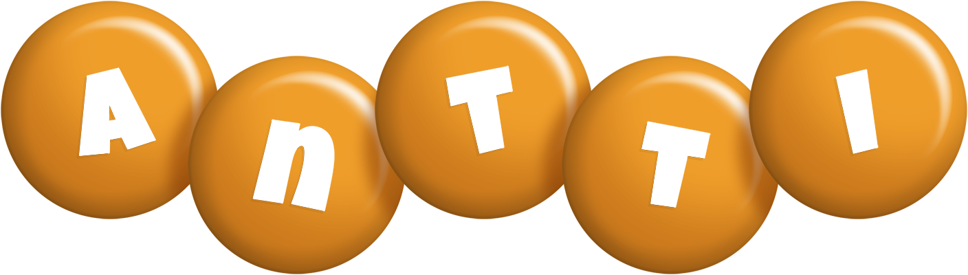 Antti candy-orange logo