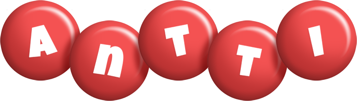 Antti candy-red logo