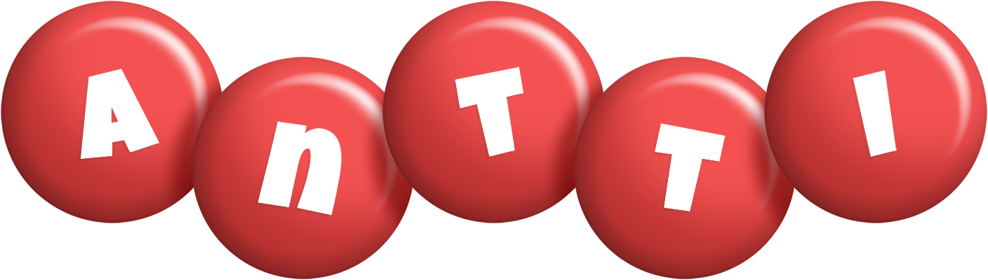 Antti candy-red logo