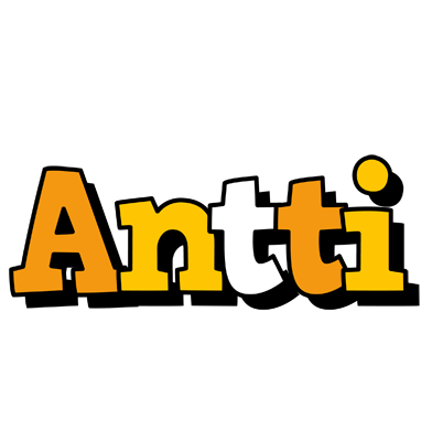 Antti cartoon logo