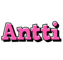 Antti girlish logo