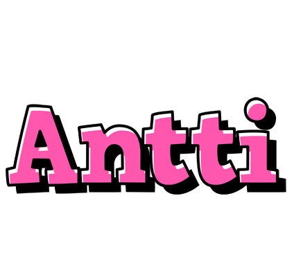 Antti girlish logo